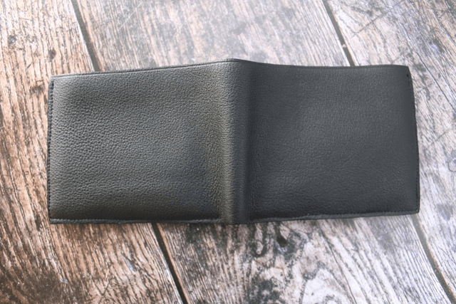  Portefeuille Cuir Noir Veau Grainé
